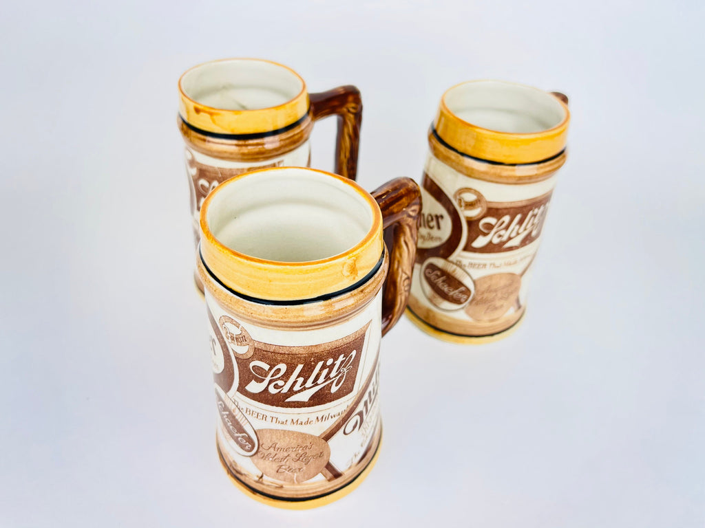 Product image for 'vintage miller high life ceramic beer stein the champagne of bottle beer america oldest lager beer set of three 3 made in japan' (view 4f2f84)
