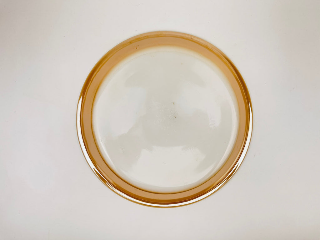 Product image for 'vintage fire king peach lustreware 9 pie plate dish made in usa 460' (view 6926cb)