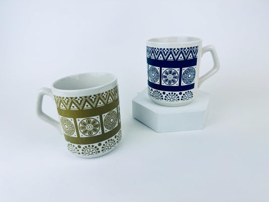 Product image for 'vintage mid century modern c e england ceramic mugs set of 2' (view 4b0df4)
