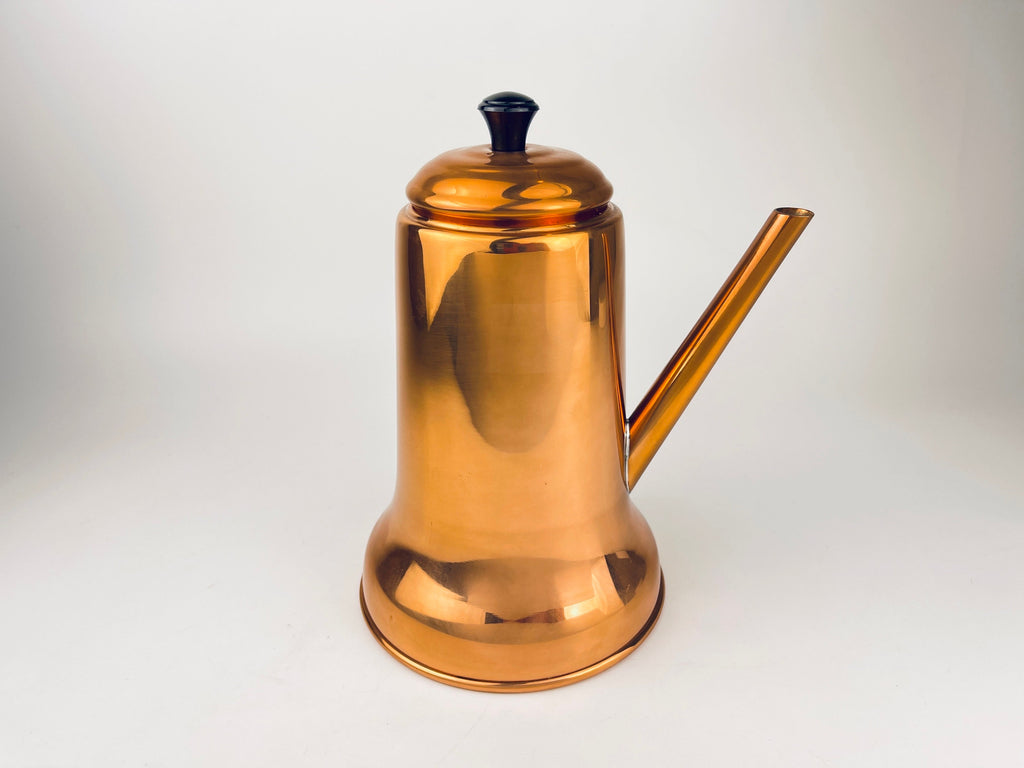 Product image for 'vintage mcm coppercraft guild copper coffee tea chocolate kettle made in usa' (view b3157b)