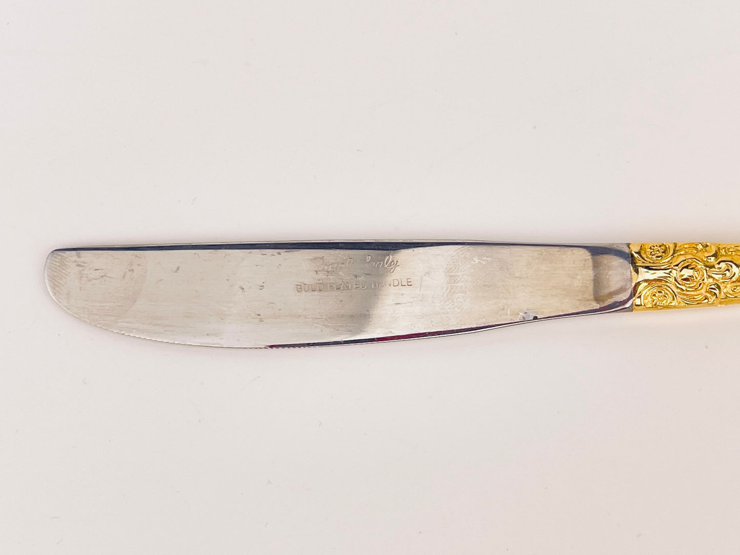 Product image for 'vintage ornate gold plated northcraft royal sealy flatware silverware made in japan stainless steel pieces sold separately' (view ff72c7)
