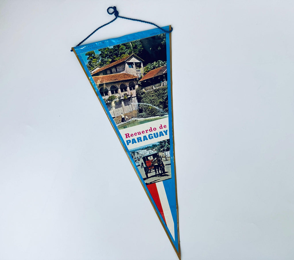 Product image for 'vintage south america tapered pennant wall hanging sold separately venezuela paraguay brazil cataratas del iguazu' (view 82c9ee)