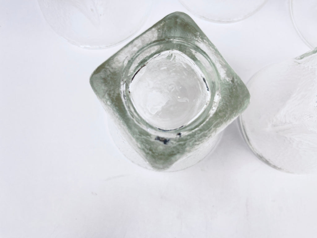 Product image for 'vintage ice textured libbey glasses set of five 5 lowball glasses' (view 1f28db)