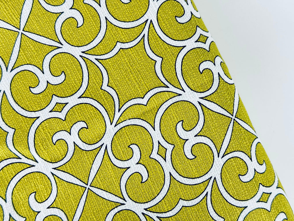 Product image for 'vintage thick woven olive green swirl upholstery fabric by mill creek fabrics 54 x 68' (view aaaf0e)
