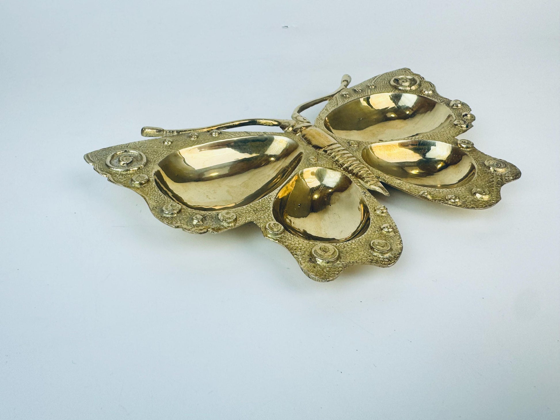 Product image for 'vintage brass butterfly dish handcrafted bohemian elegance' (view 5b1a93)