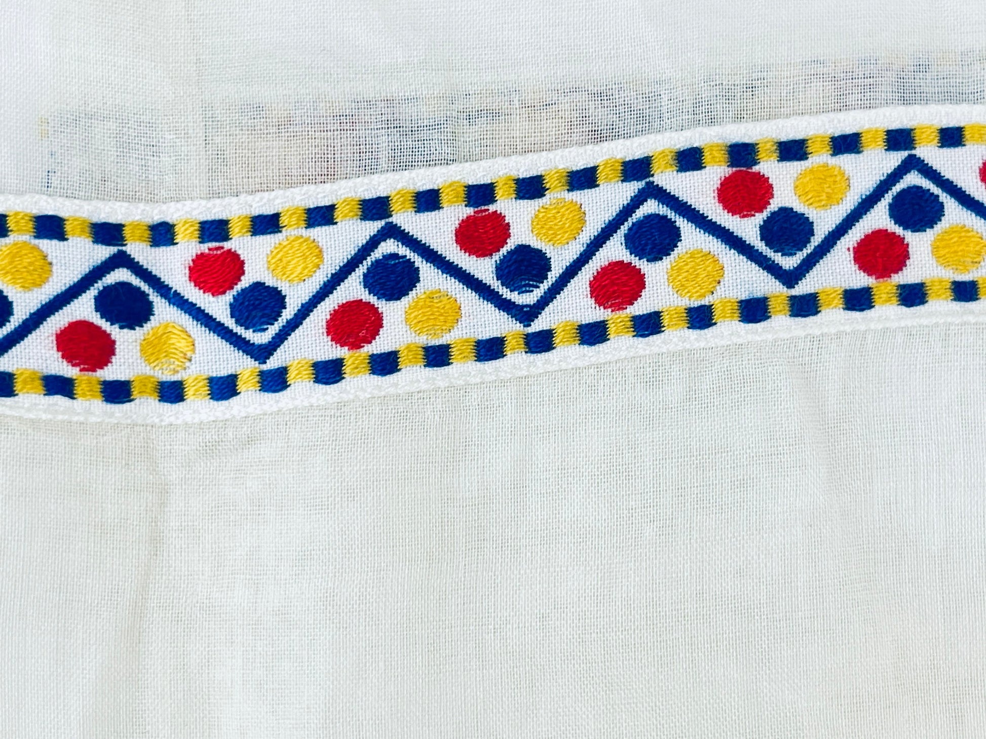 Product image for 'vintage polka dot organza waist apron ukrainian pattern' (view 57be7d)