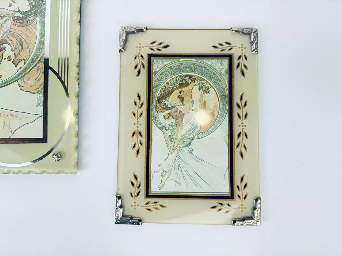 Product image for 'vintage art deco glass picture frame timeless elegance for your treasured memories' (view e95ce7)