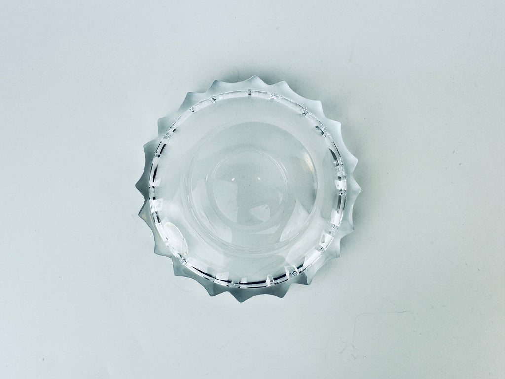 Product image for 'vintage rogaska clear crystal dish votive candle holder svinceni kristal rocno delo slovenija' (view d17266)