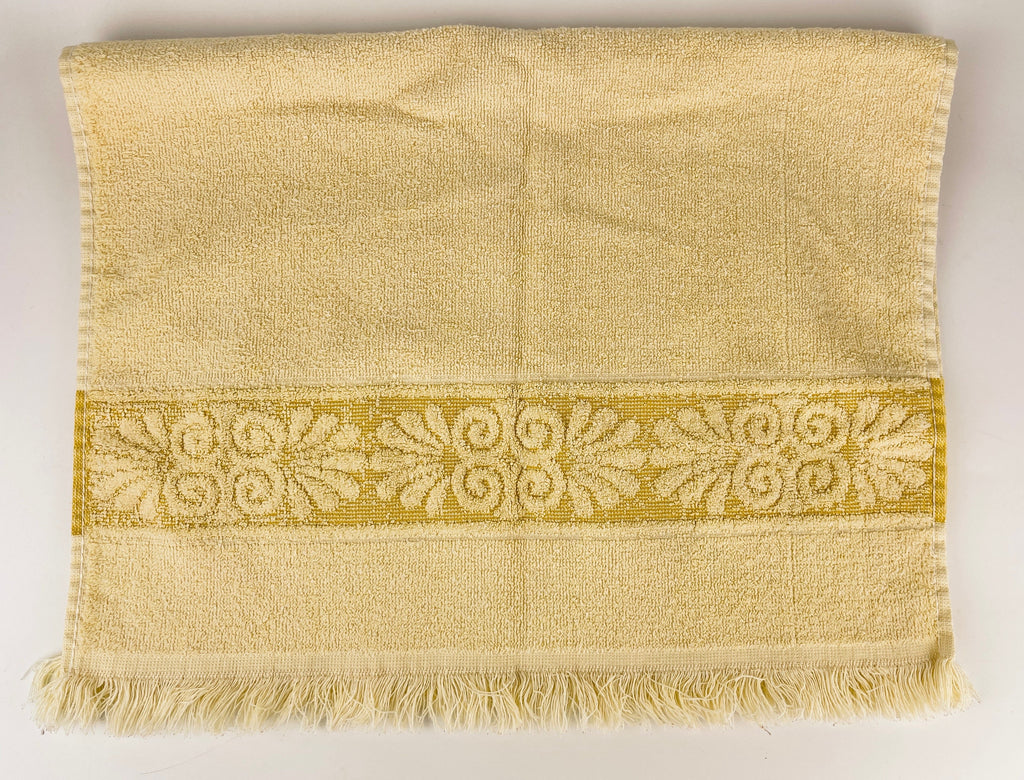 Product image for 'vintage hand fringe towel cannon monticello made in usa cotton polyester blend sold separately' (view cf18cb)