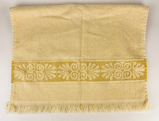 Product image for 'vintage hand fringe towel cannon monticello made in usa cotton polyester blend sold separately' (view cf18cb)