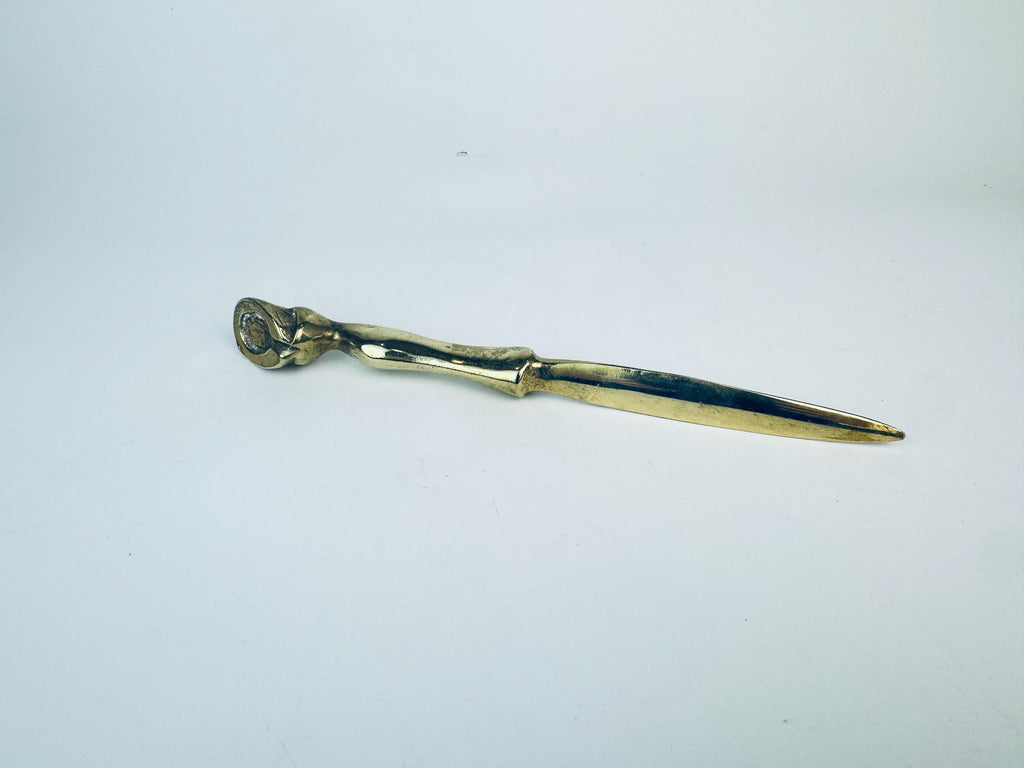 Product image for 'vintage solid brass horse hoof letter opener equestrian elegance' (view 9ed12a)