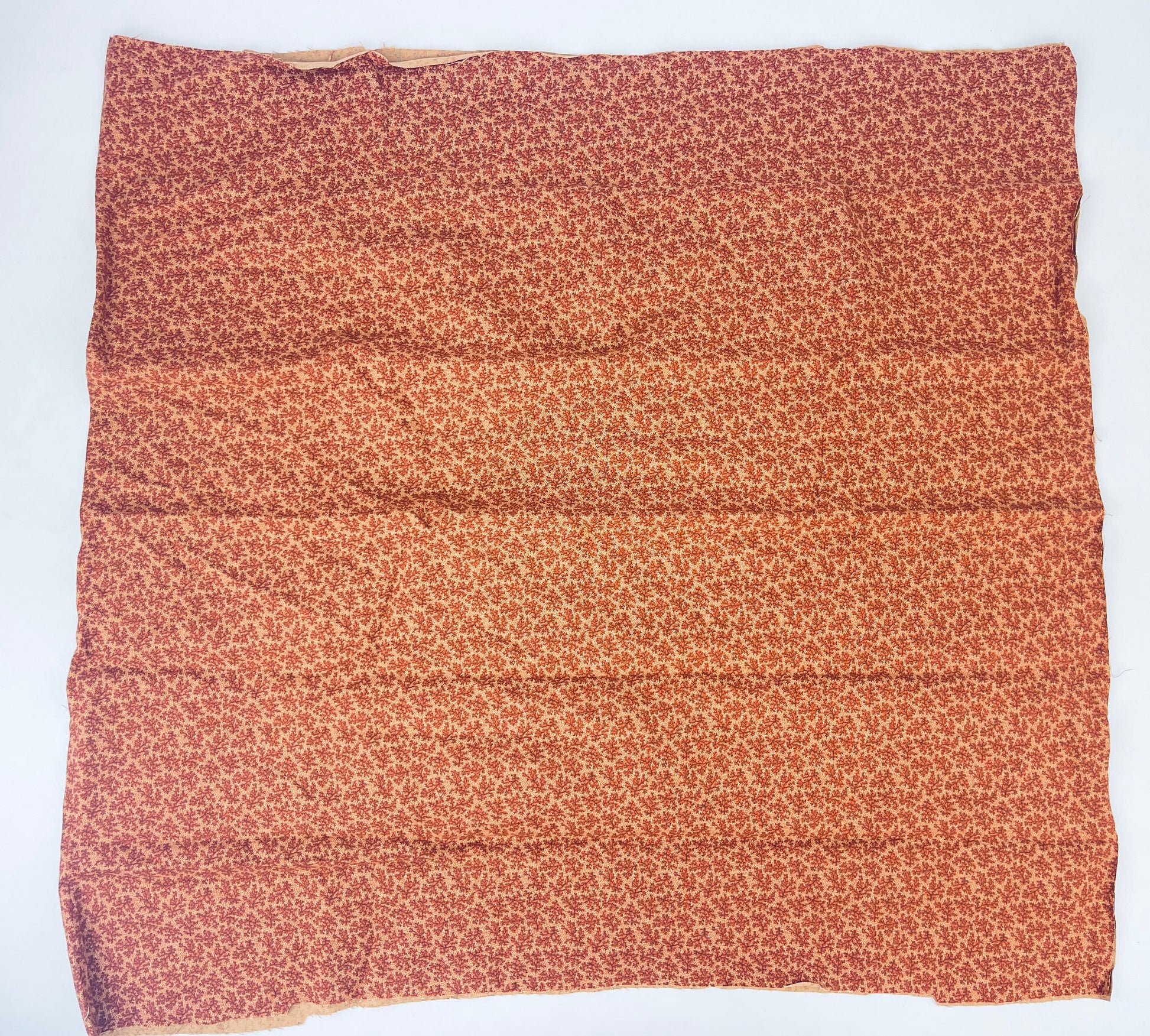 Product image for 'vintage red cream textured fabric retro pattern for quilting or upholstery' (view 248121)