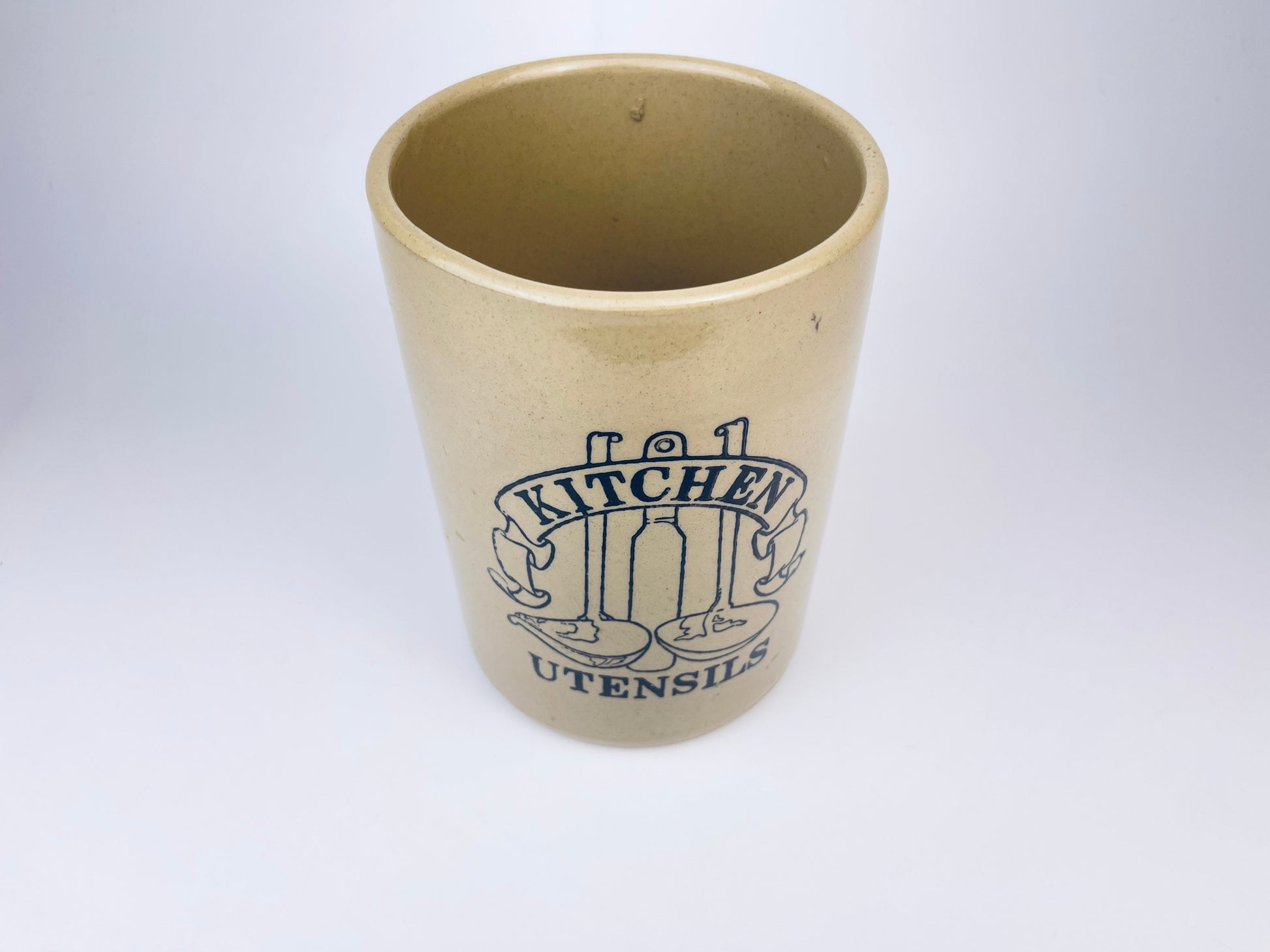 Product image for 'vintage kitchen utensils stoneware countertop container pearsons of chesterfield 1810 made in england' (view 38edfb)