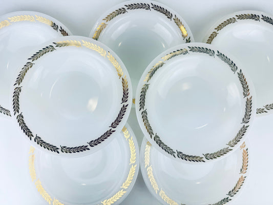 Product image for 'vintage heat proof federal glass replacement bowls golden harvest pattern made in usa' (view 4ded95)