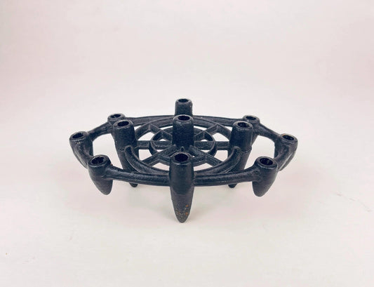 Product image for 'vintage japanese cast iron 11 taper candle holder mid century modern elegance' (view 2b7206)