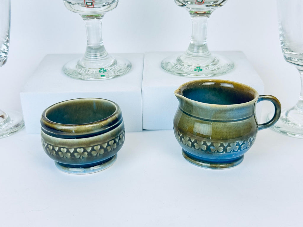 Product image for 'vintage irish coffee gift set 1970s glassware cream sugar linen towel' (view 448d9b)