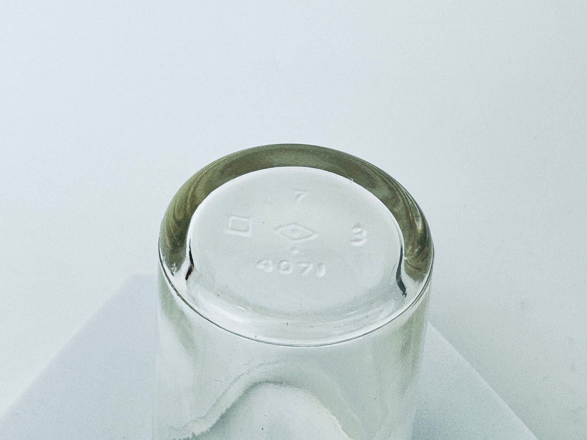 Product image for 'vintage clear juice glasses set of four 4' (view e63869)