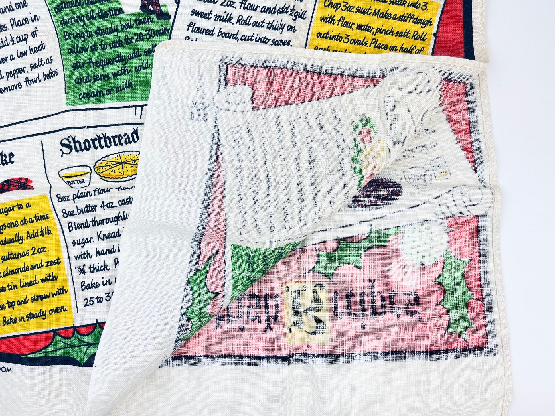 Product image for 'vintage traditional scottish recipes tea towel made in the united kingdom pure linen' (view 45bd94)
