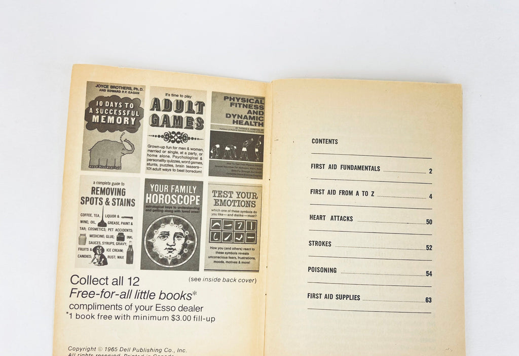 Product image for 'vintage esso free for all little books gasoline advertisement made in canada sold separately' (view 473580)