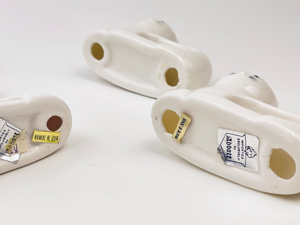 Product image for 'vintage white cat porcelain napkin ring holders set of four 4 imported exclusively by abbott' (view 821d2e)