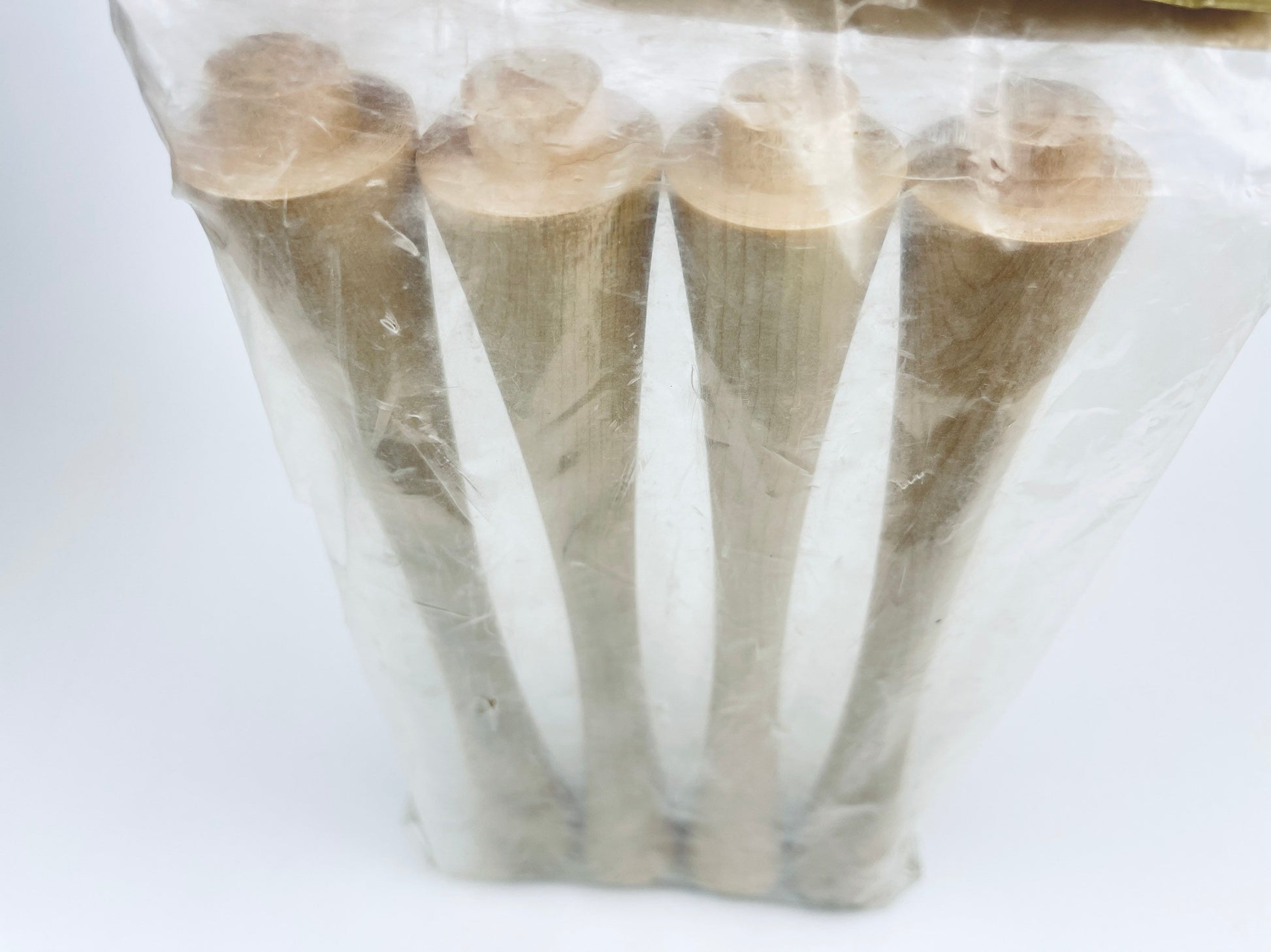 Product image for 'vintage rocket mid century modern tapered wood furniture legs set of 8 5 in original packaging' (view d42a5c)