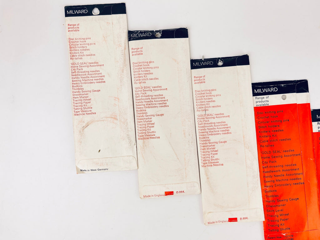 Product image for 'vintage milward circular knitting pins length 30 75 cms sizes 11 14 sold separately made in england wester germany' (view 565671)