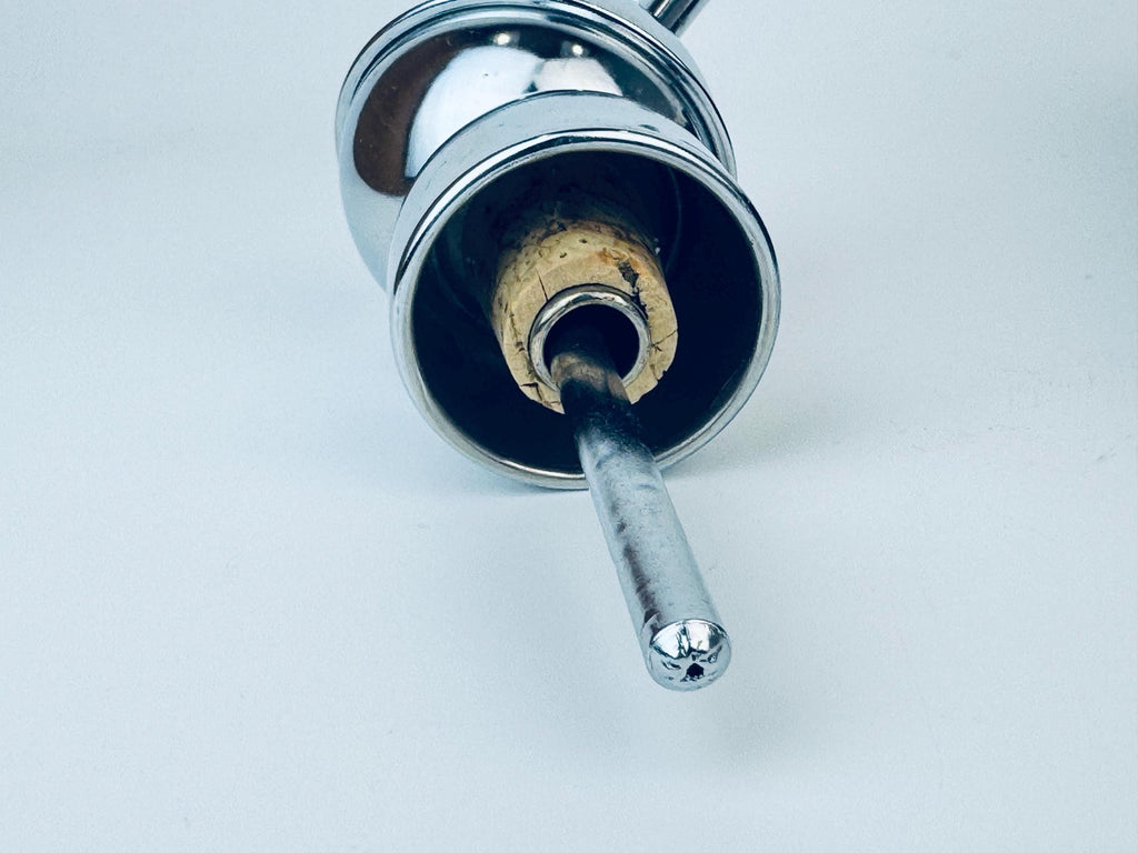 Product image for 'vintage golden flow automatic jigger barware gift made in canada a king chromeware product' (view 9c629a)