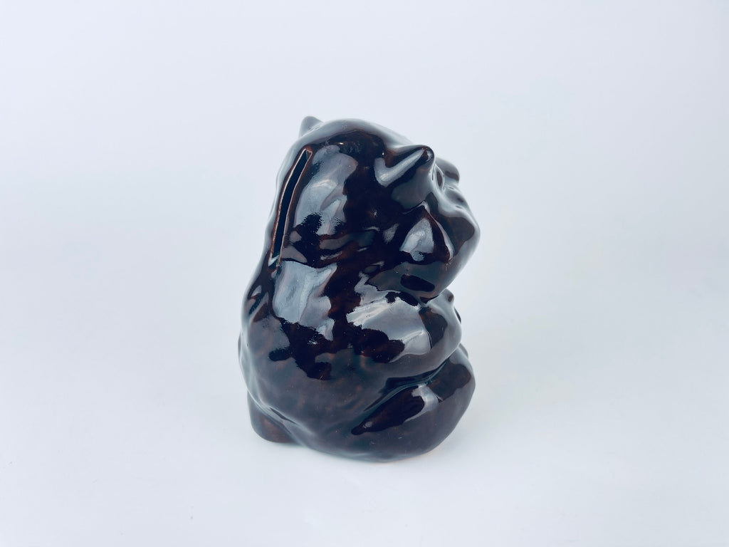 Product image for 'vintage red clay mcmaster craft beaver piggy bank made in canada' (view 514fea)