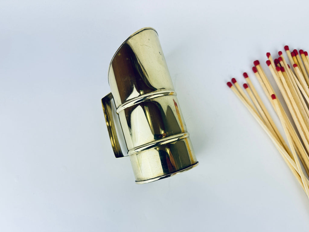 Product image for 'vintage brass match holder attractive aged metal patina' (view 2fa74e)