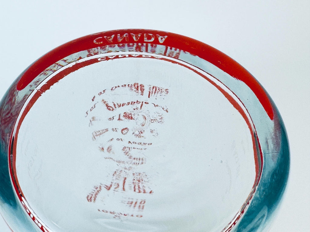 Product image for 'vintage cn tower toronto ontario canada souvenir glassware top of toronto blast off recipe barware dominion glassware made in canada' (view 39552e)