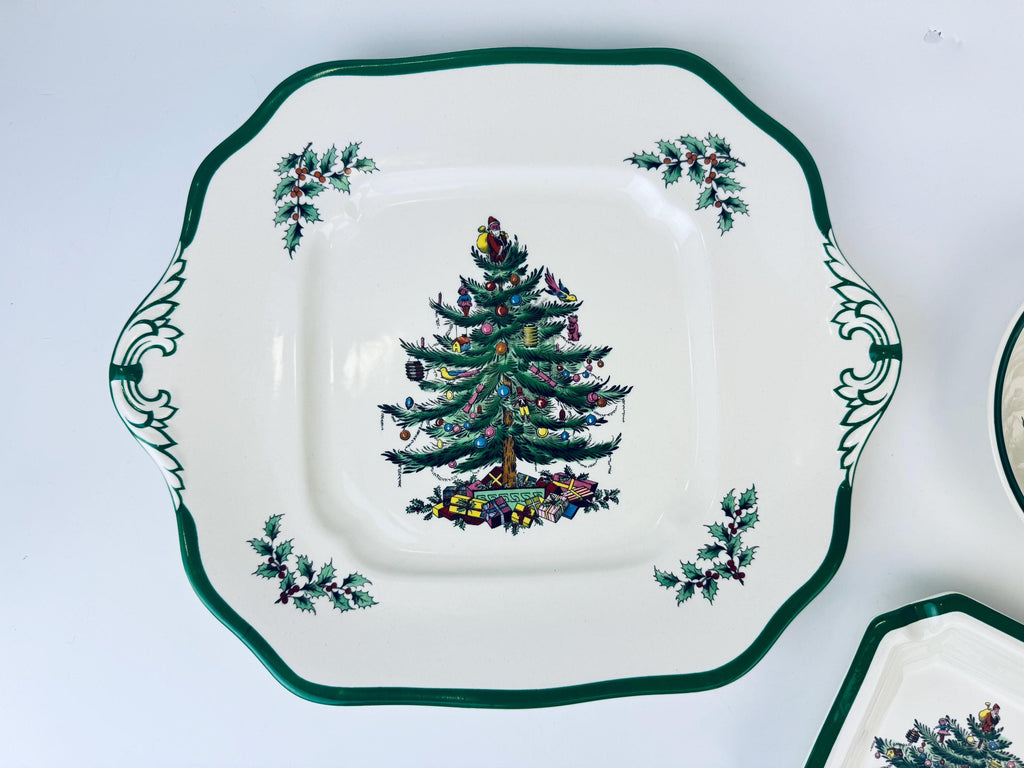 Product image for 'vintage spode christmas tree ceramic platter ashtray bowl made in england sold separately' (view 05e444)