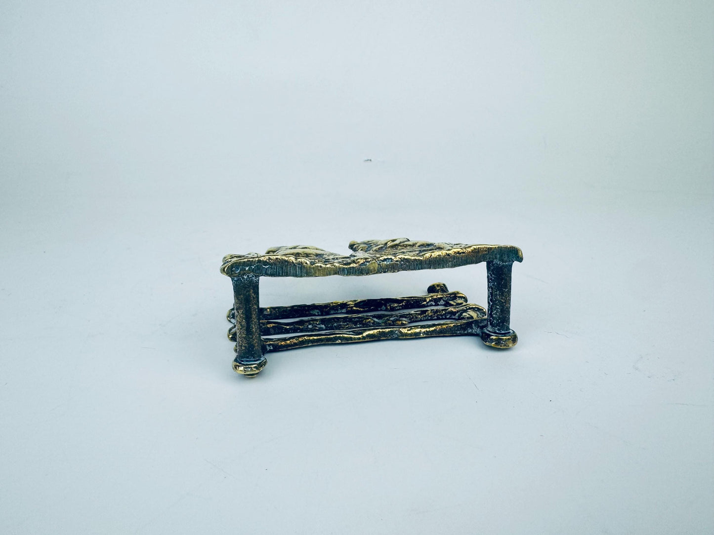 Product image for 'vintage solid brass letter holder office organiser' (view c3e7c3)