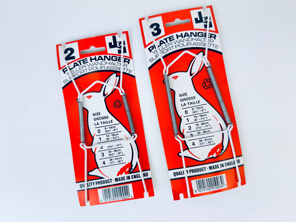 Product image for 'vintage jes plate hanger made in england multiple sizes available sold separately new old stock nos' (view 1b4db6)