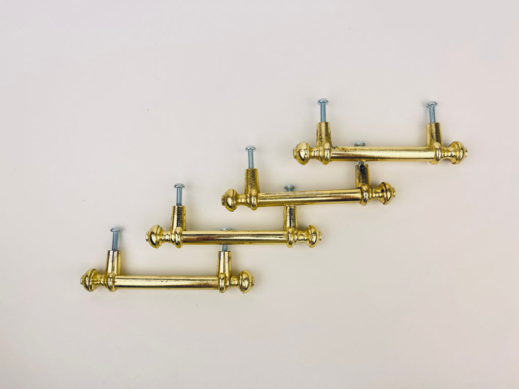 Product image for 'vintage solid brass drawer pull hardware attractive aged brass patina' (view 4624c6)