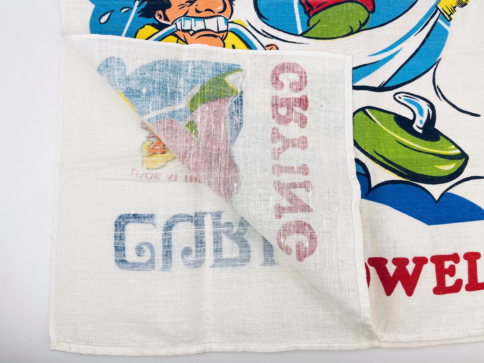 Product image for 'vintage curlers crying tea towel excellent curlers gift made in poland by textilimnex' (view 113c53)