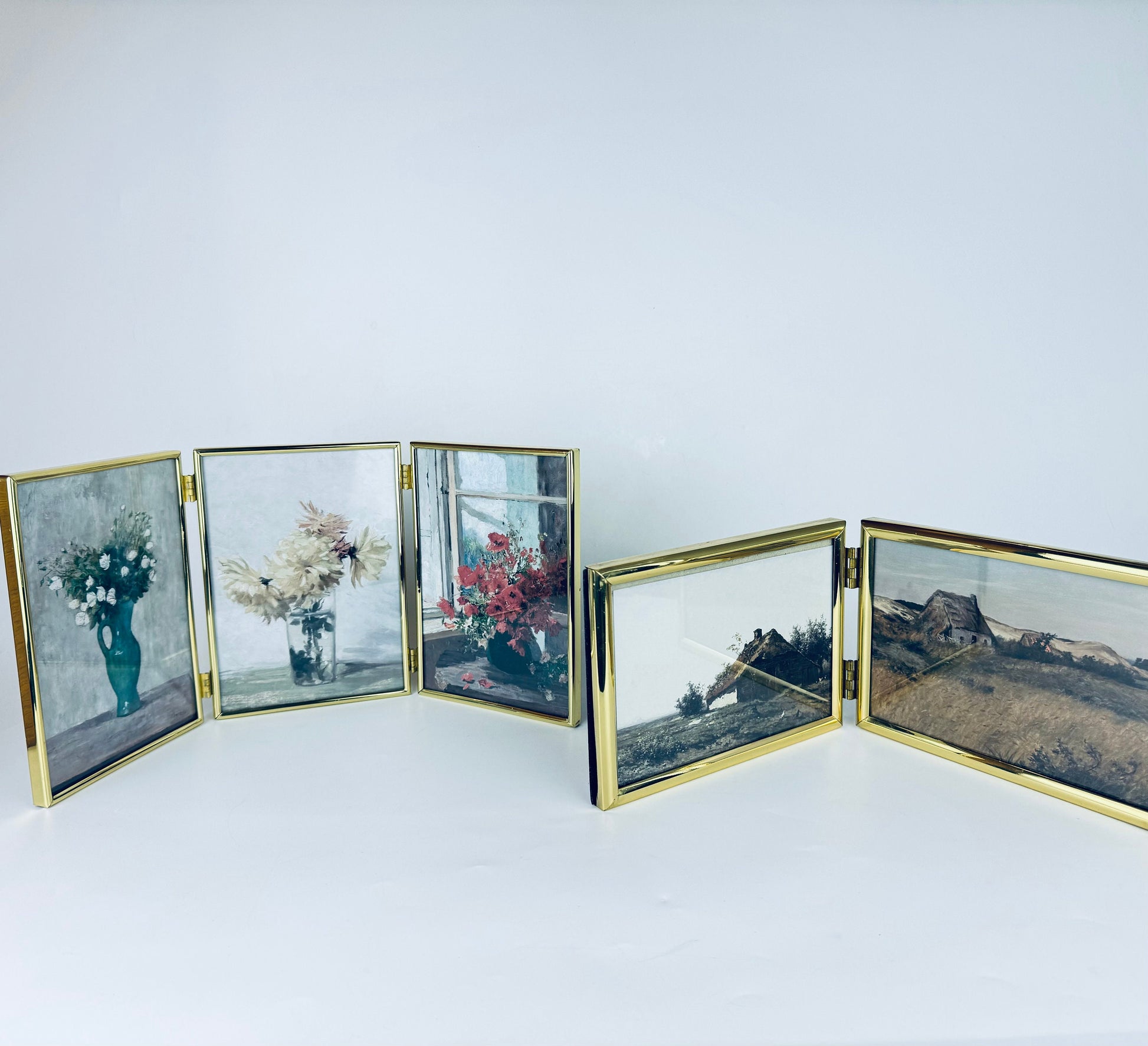Product image for 'vintage gold solid brass tabletop picture frame book made in korea sold separately' (view 5c47e8)