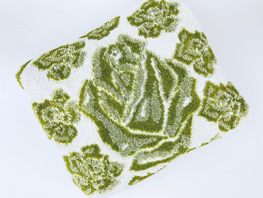 Product image for 'vintage heritage large pink green floral beach shower towel 100 cotton sold separately' (view cf5d85)