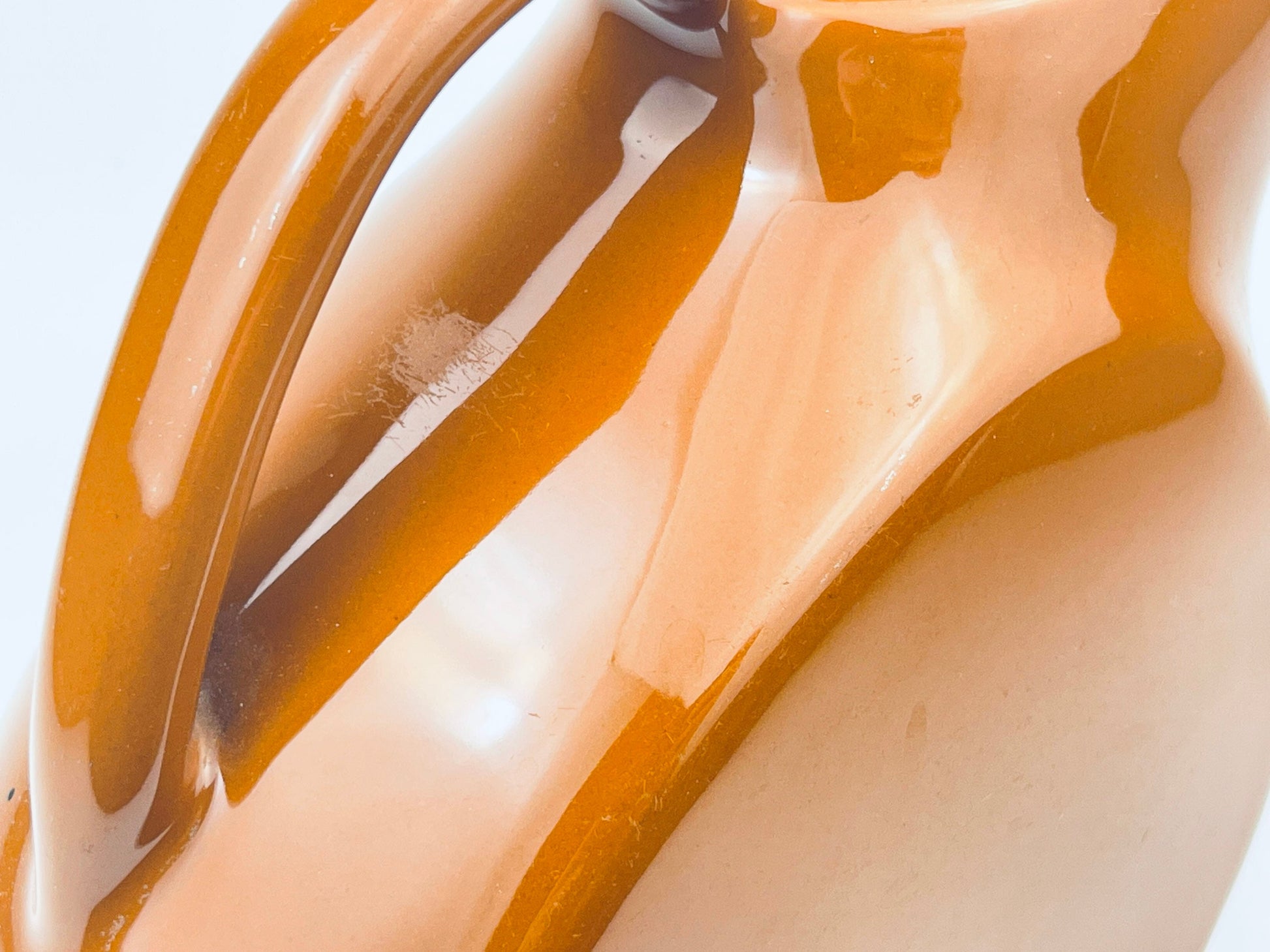 Product image for 'vintage chefsware slanted tilted brown ceramic jug made in usa 193' (view 78dc0d)