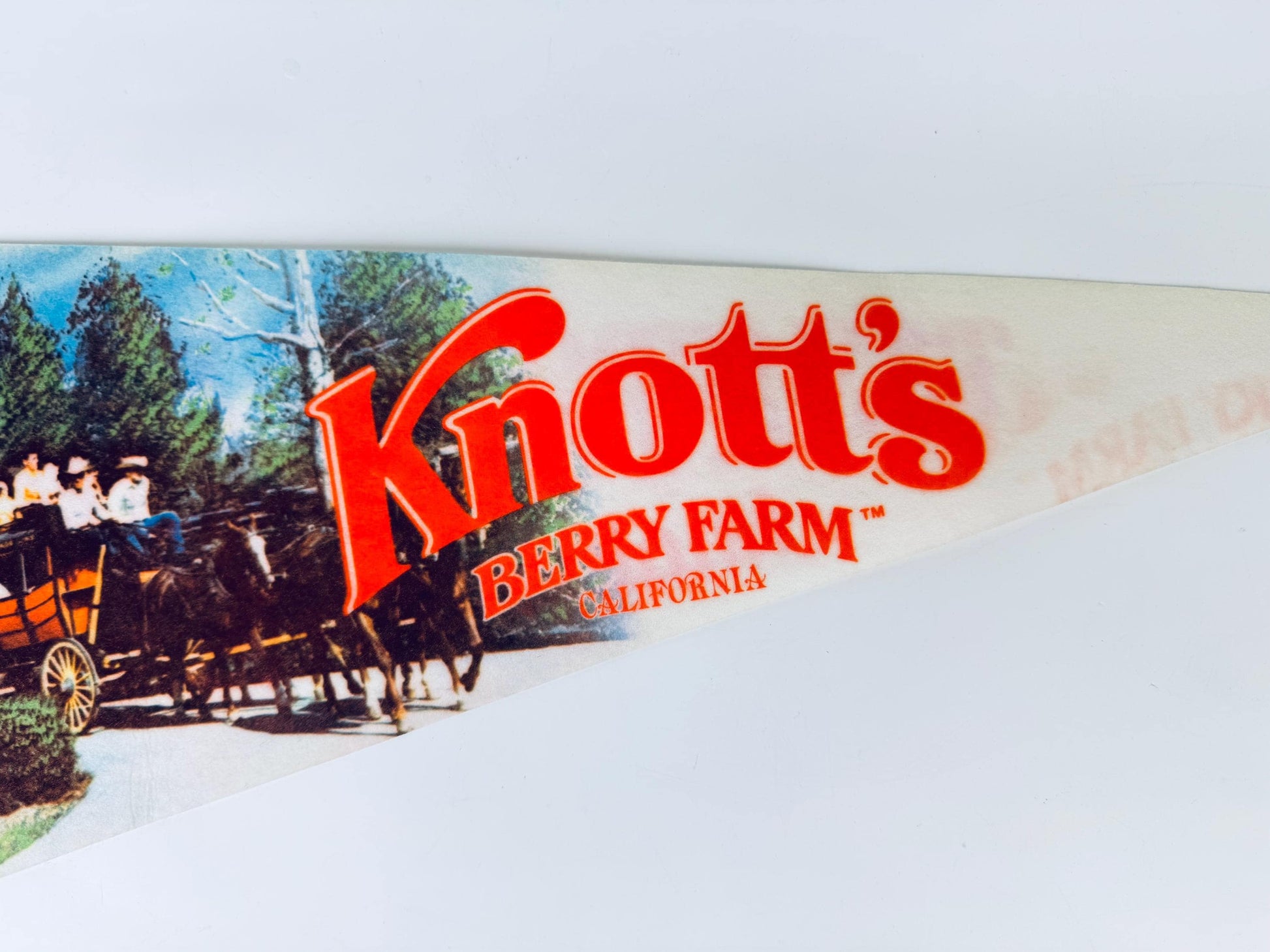 Product image for 'vintage 1980s souvenir felt pennant bold tapered wall hanging sold separately' (view c37f27)