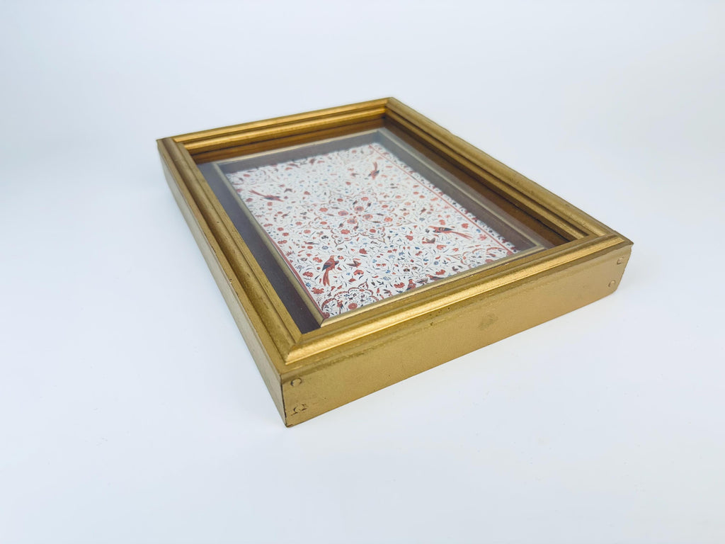 Product image for 'vintage solid wood gold painted 5 x 7 picture frame wall mounted' (view c33ec5)