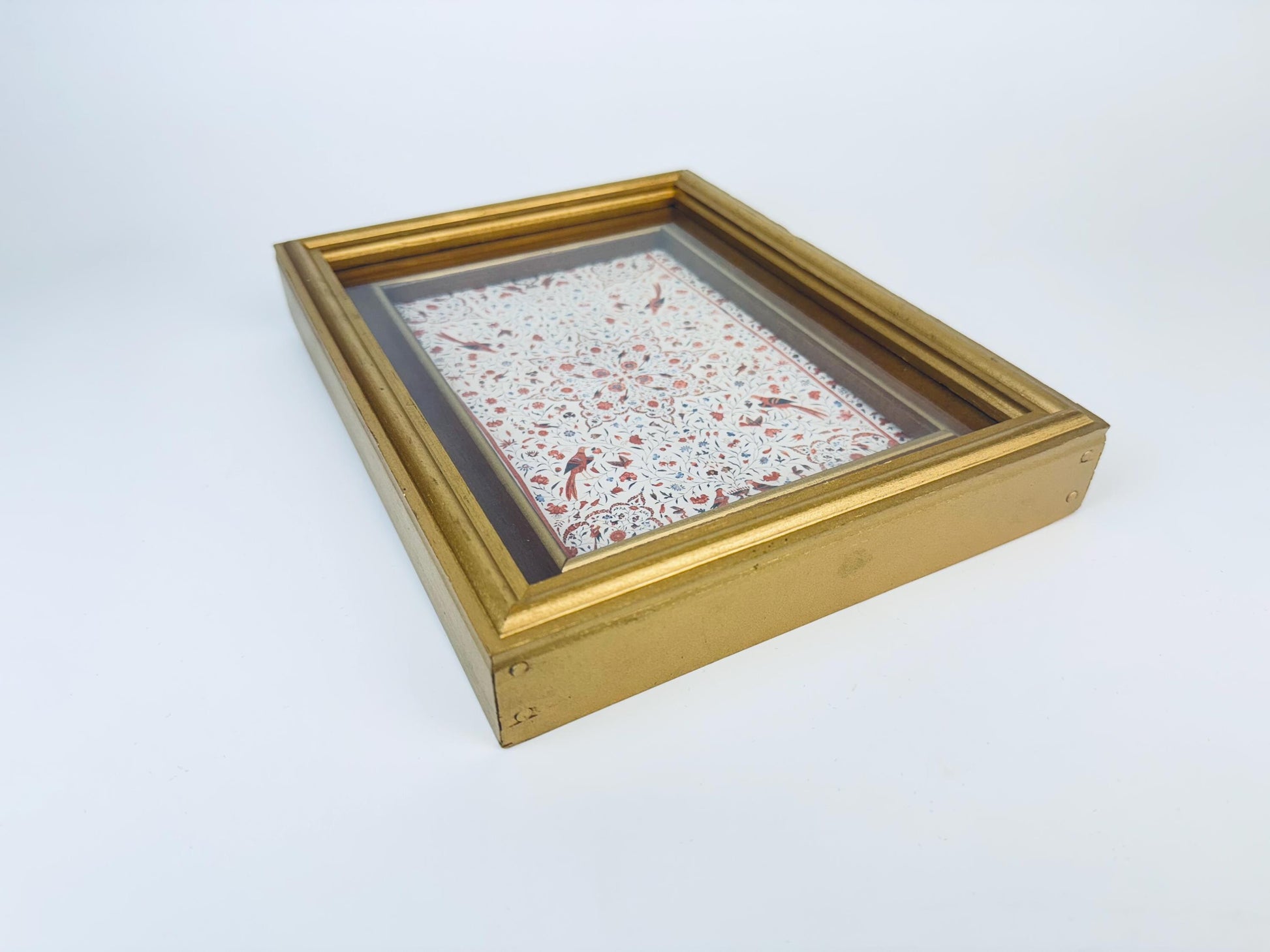 Product image for 'vintage solid wood gold painted 5 x 7 picture frame wall mounted' (view c33ec5)