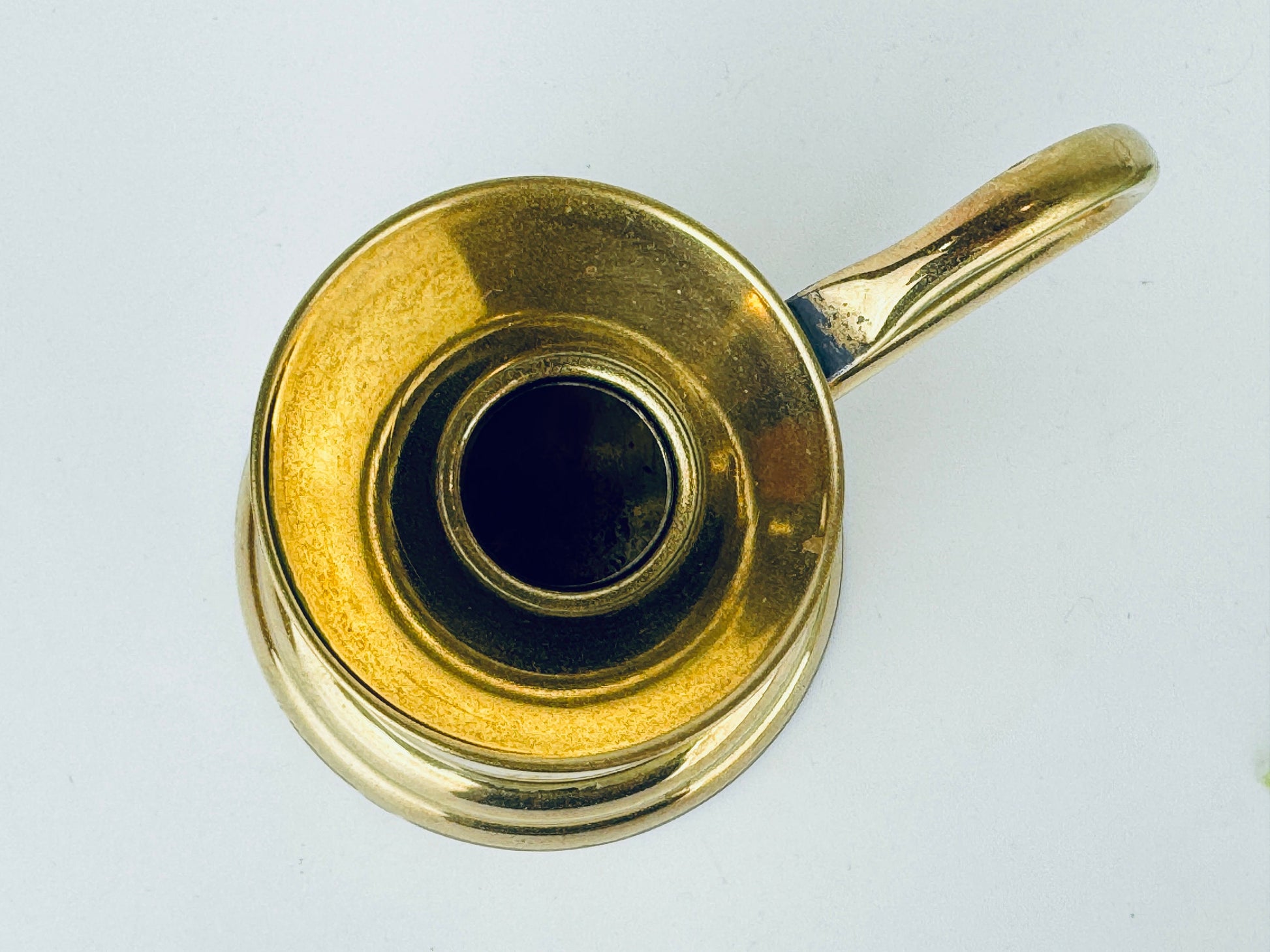 Product image for 'vintage small brass watering pitcher indoor plant waterer attractive aged metal patina' (view 1509bd)