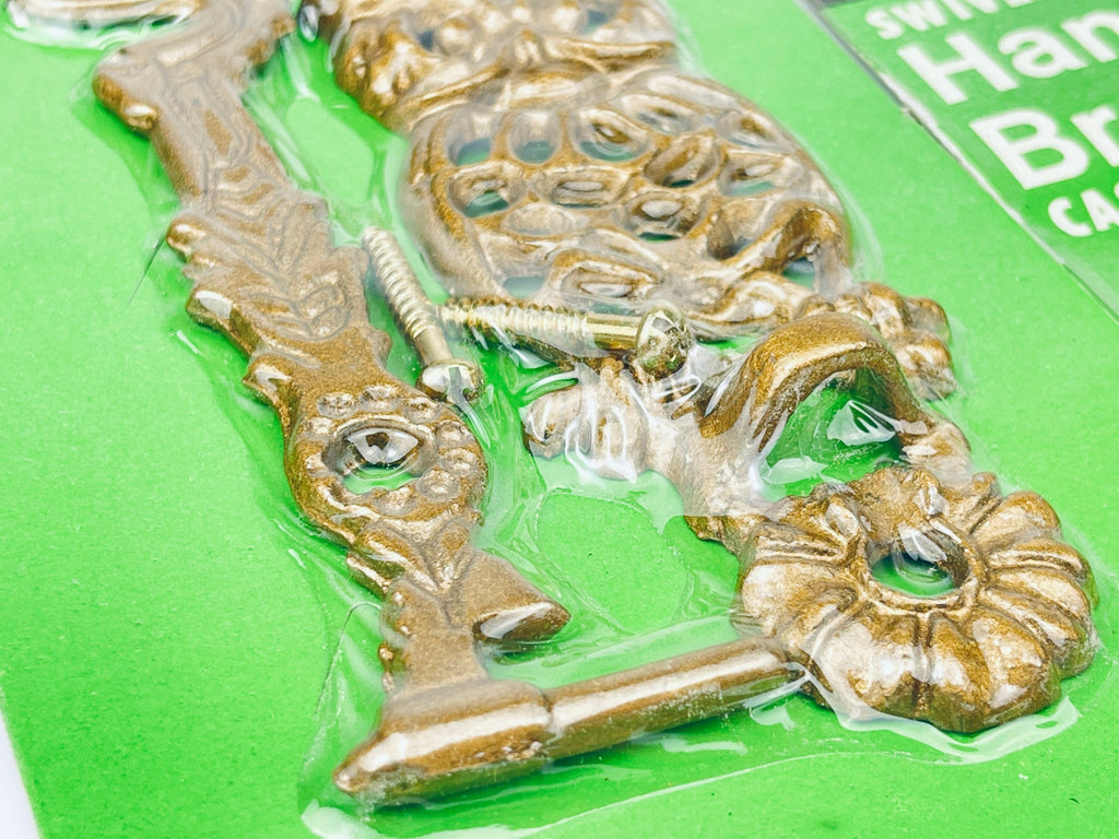 Product image for 'vintage cast iron owl swivel wall hanger bracket garden plant hanger new old stock nos gold black white colour options' (view 856ed4)