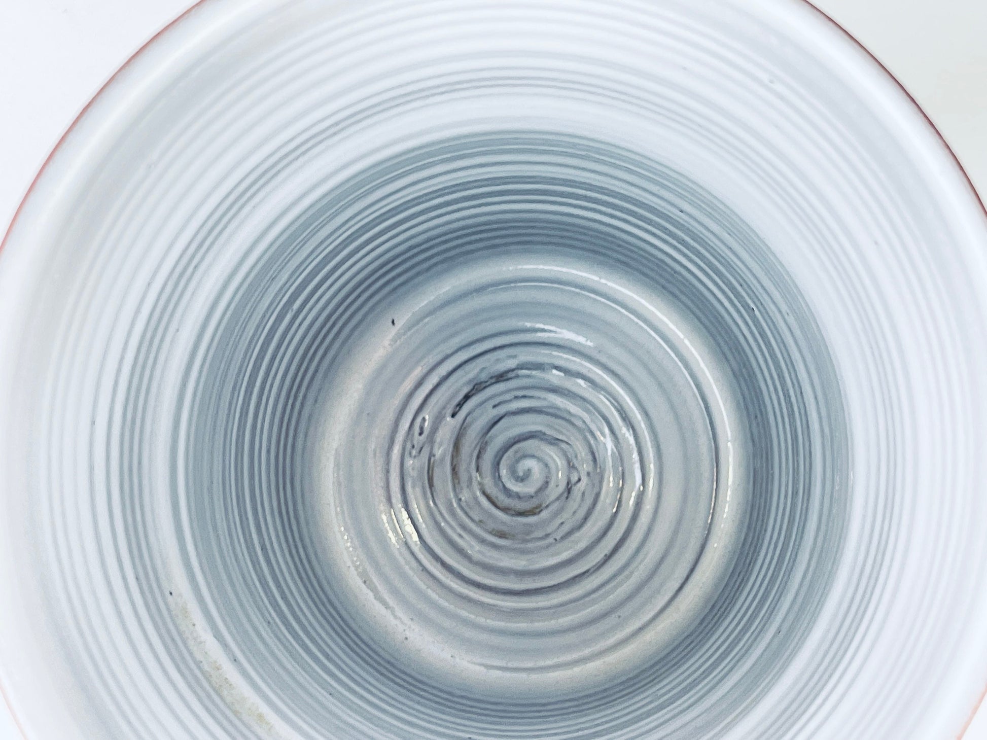 Product image for 'vintage wattisfield ware suffolk terracotta pottery widemouth vase hand painted mid century modern pattern made in england' (view 7e84e8)
