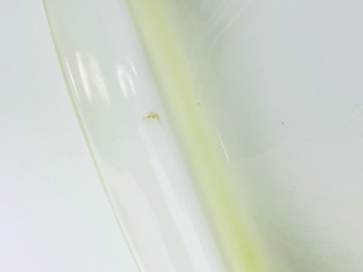 Product image for 'vintage antique rare lime green milk glass pyrex brownie dessert bake dish plate 222 reverse print made in canada' (view a4498f)