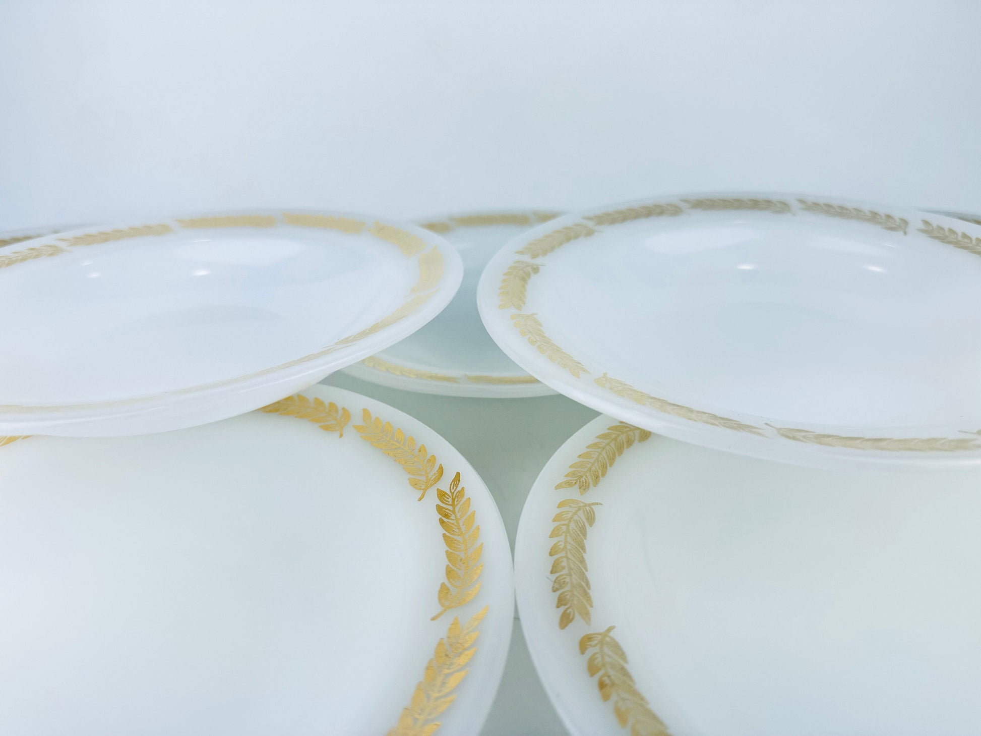 Product image for 'vintage heat proof federal glass replacement bowls golden harvest pattern made in usa' (view f3eee9)