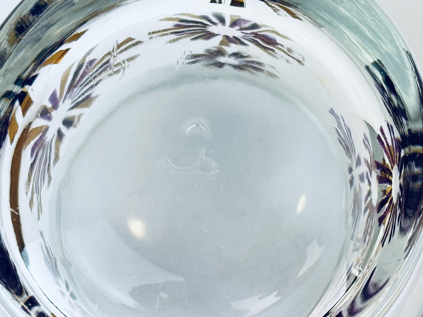 Product image for 'vintage libbey gold purple atomic starburst low ball drinking glasses set of two 2' (view 408d2c)