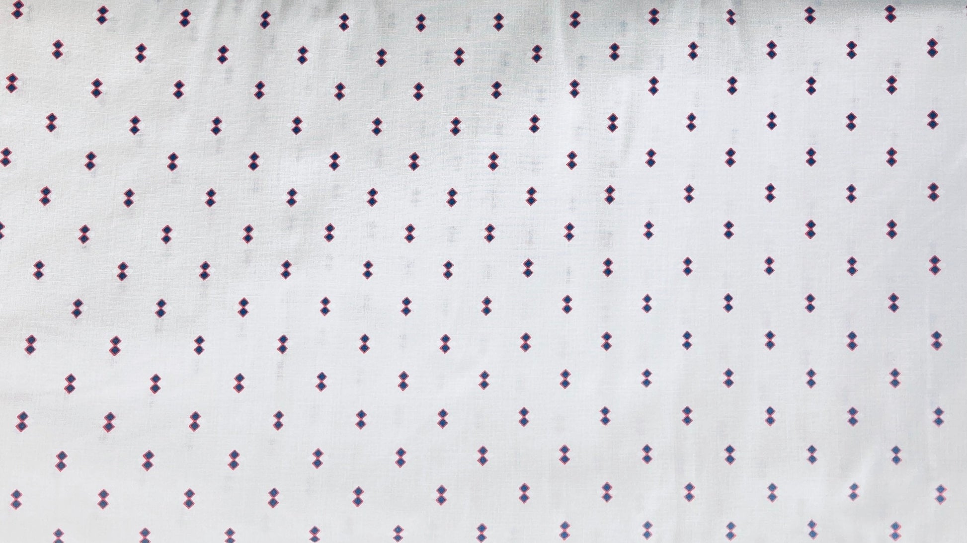 Product image for 'vintage texmade twin double sized single stitch flat sheet geometric double diamond pattern 80 20 cotton polyester made in canada' (view 8b9fc9)