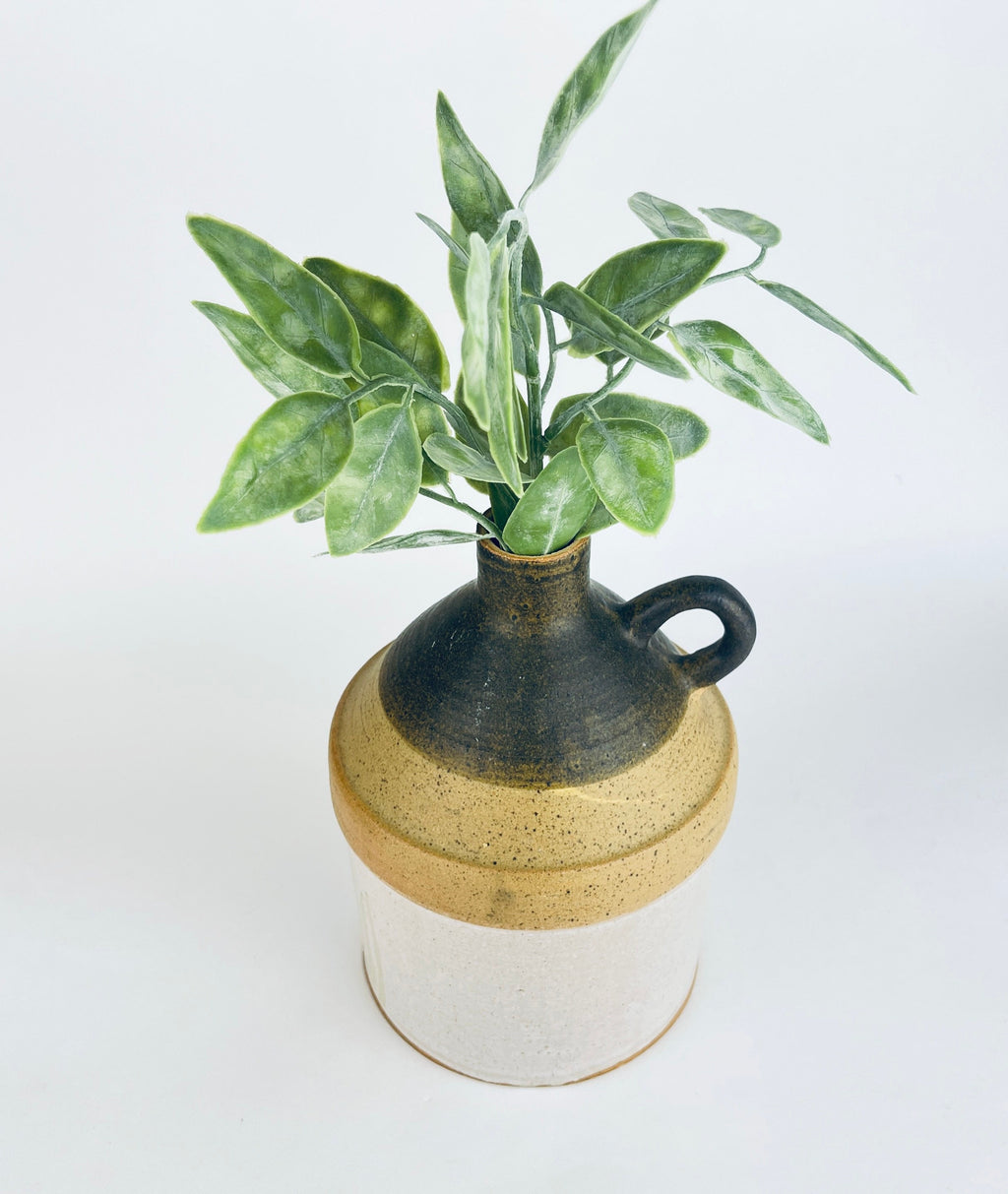 Product image for 'vintage speckle stoneware crock jug' (view 12730f)