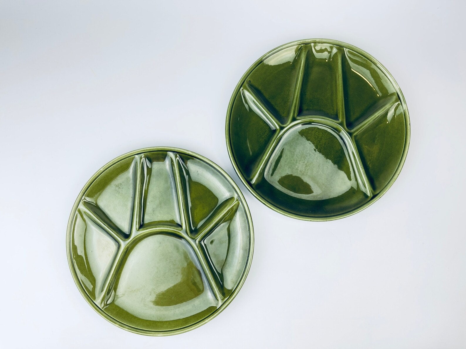 Product image for 'vintage niderville france glazed ceramic 8 5 fondue sushi plates set of two 2 made in france colour sets sold separately' (view 28be45)